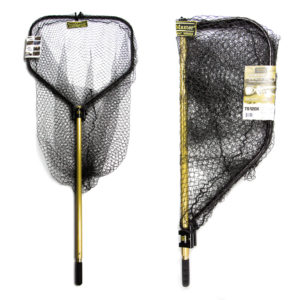 SAN LIKE Fishing Net Telescopic Landing Nets Folding Rubber Fish Net Rubber  Coated Landing Net with Adjustable Sturdy Pole Handle for Saltwater