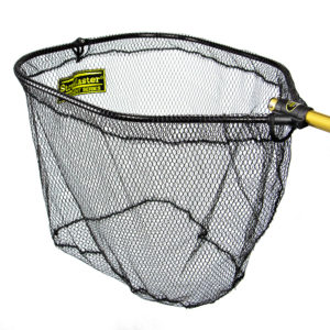  Bombrooster Fishing Net with Extending Telescoping Pole Handle,  Durable Silicone Mesh Landing Net for Safe Fish Catching or Releasing :  Sports & Outdoors